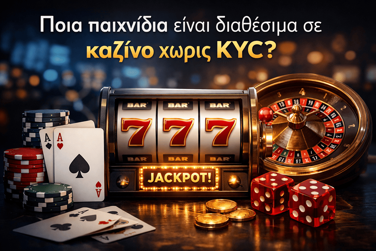 Ποικιλία παιχνιδιών σε online καζίνο χωρισ ταυτοποιηση