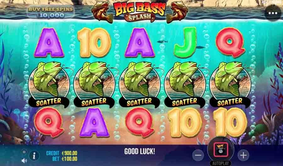 Scatter Big Bass Splash Bonus