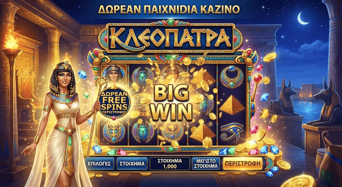 Τα καλύτερα δωρεαν παιχνιδια καζινο κλεοπατρα