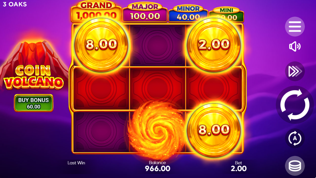 Coin Volcano Game