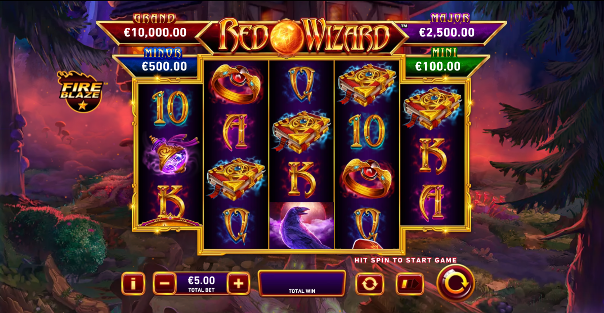 Fire Blaze Red Wizard